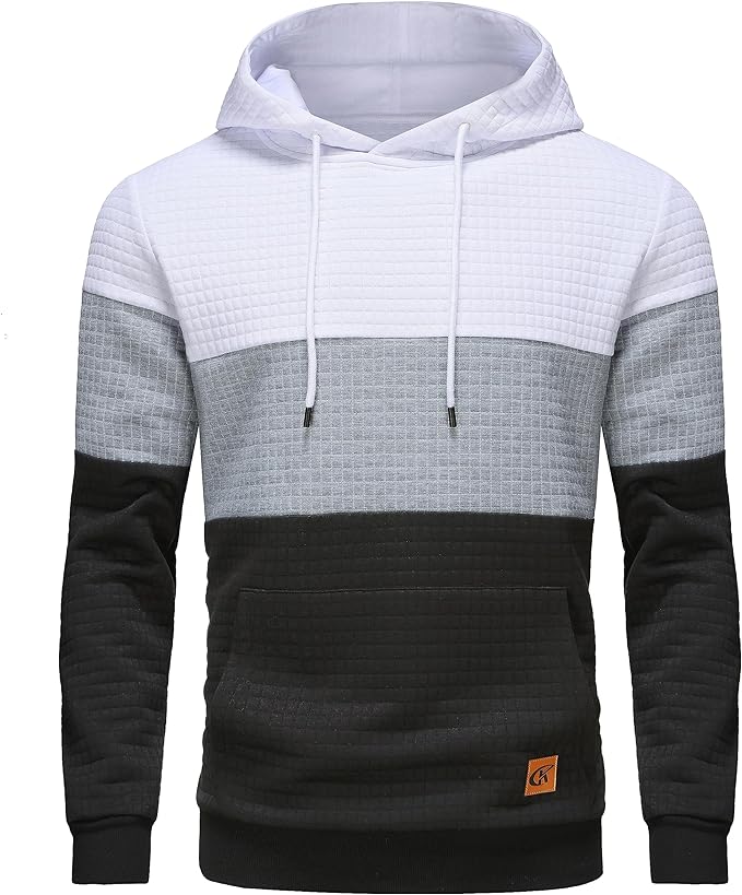 Der Perfekte Herbst-Look: Der YuKaiChen Patchwork Kapuzenpullover